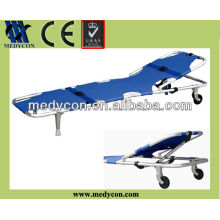 BDST101-A Aluminum alloy foldaway stretcher with wheel(two parts)